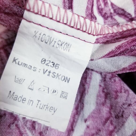 MODAPHINAN Bohemian Leaf Print Maxi Dress Long Sleeves - Picture 10 of 10